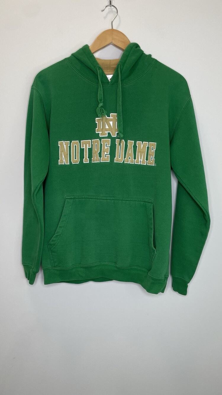 Vintage E5 Notre Dame Fighting Irish Pullover Sweatshirt Hoodie NCAA Football S